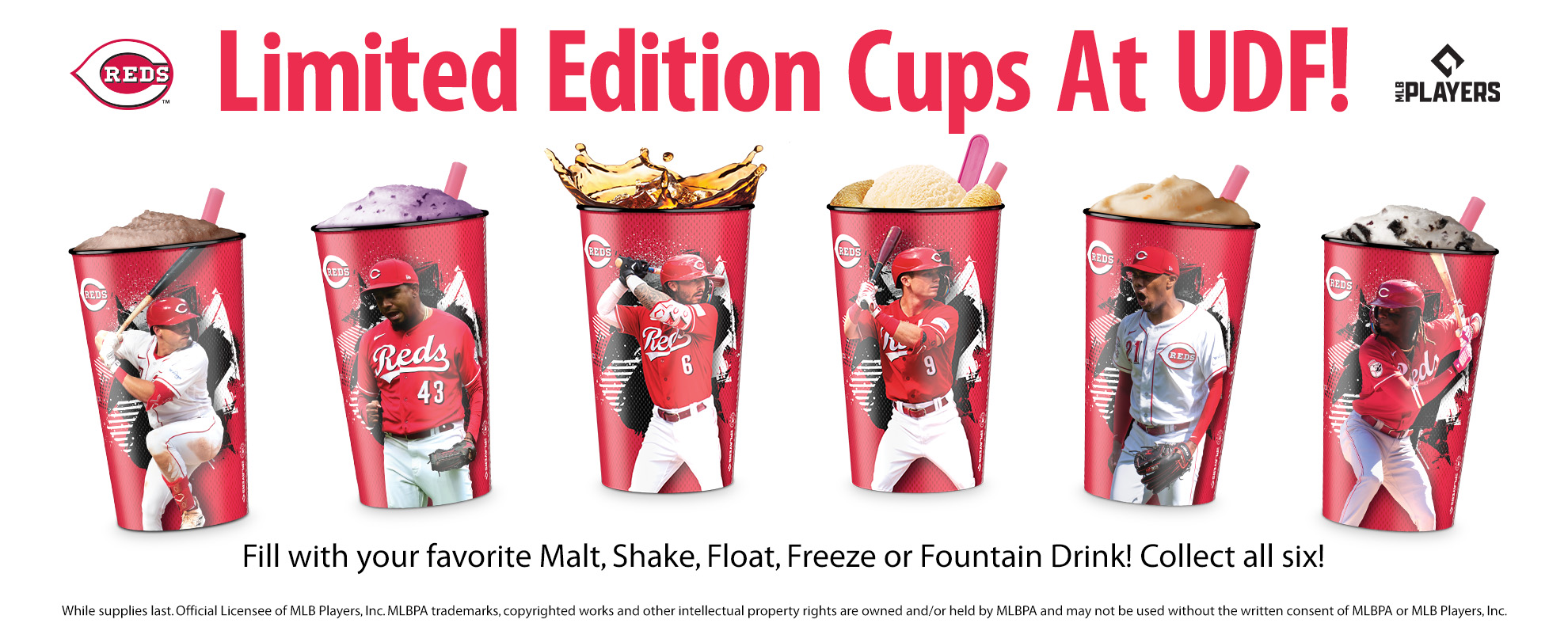 Limited Edition Reds Cups at UDF