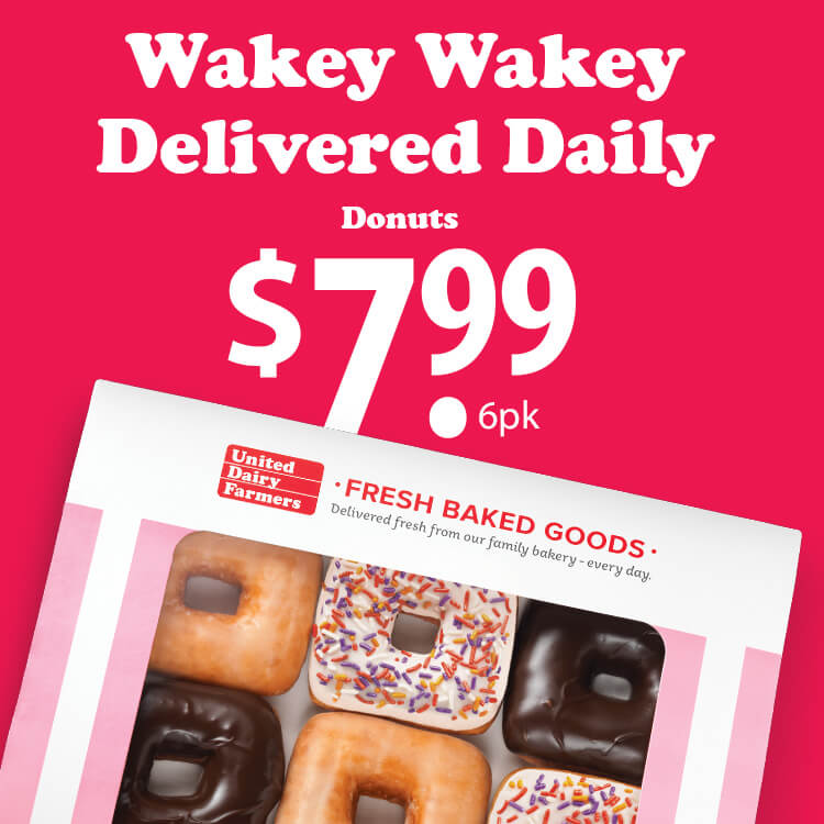 $7.99 6 pack donut